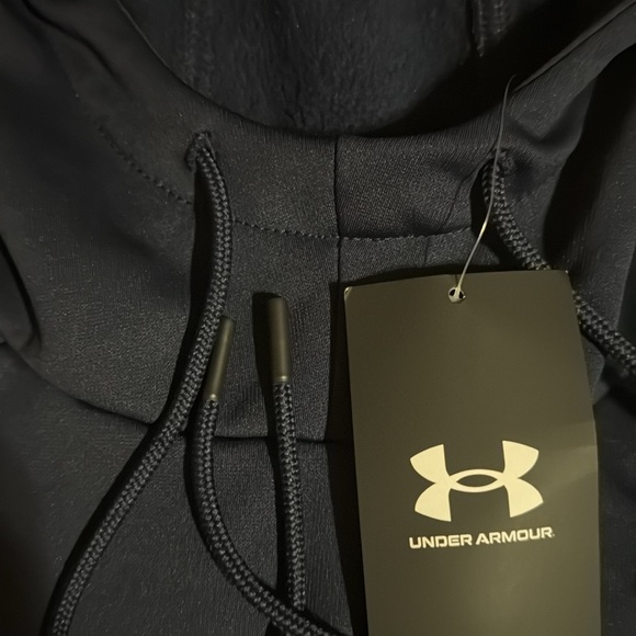 Dark Blue Under Armour Hoodie Sweatshirt - Picture 7 of 8